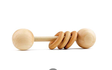 Wooden Baby Rattle
